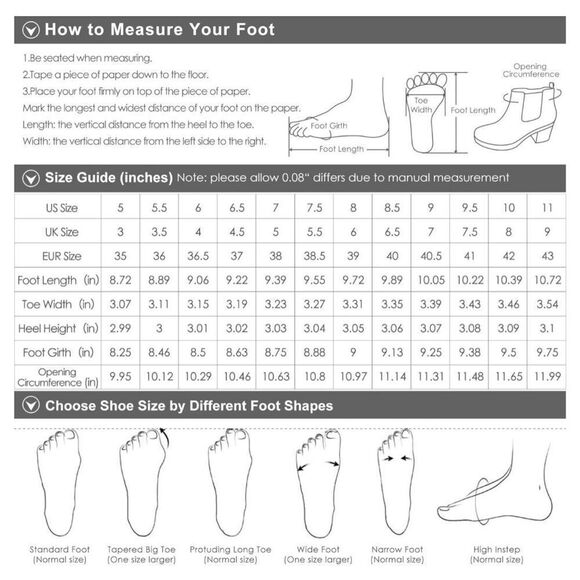 DREAM PAIRS Zoey 2,  Low Heel Chunky Ankle Boots, Faux Suede, Size 8.5, NWB - Picture 11 of 11